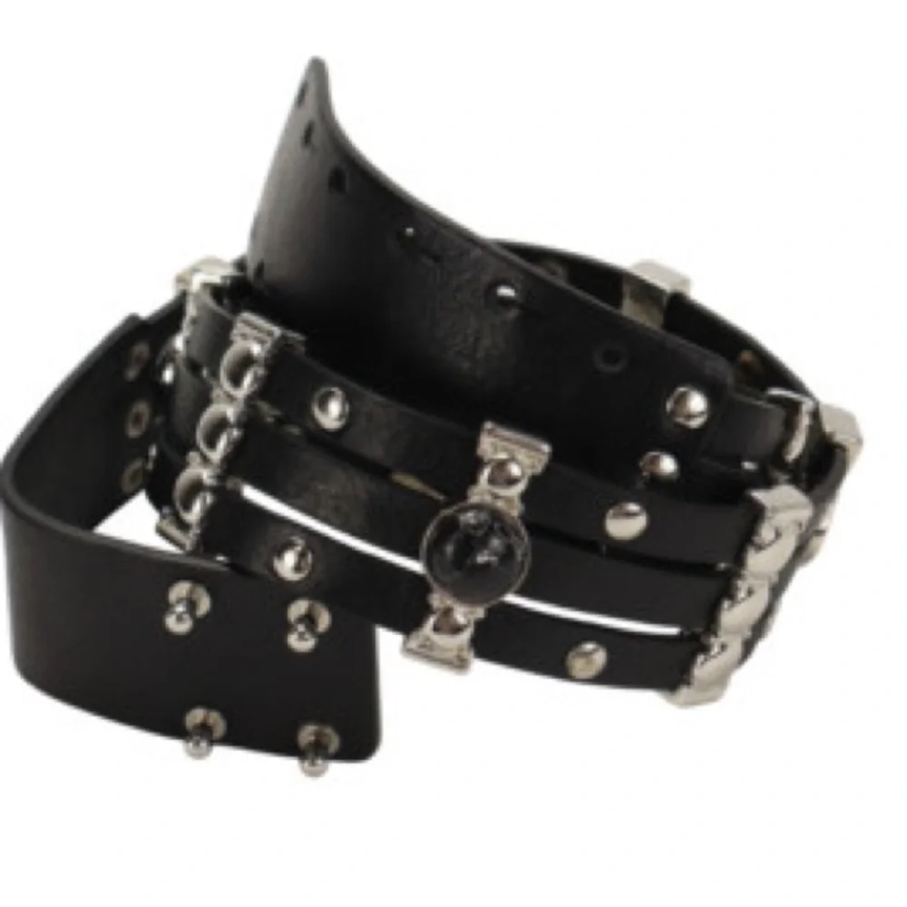 Maje Black Leather Studded Belt with Silver Hardware Size 1 NWT